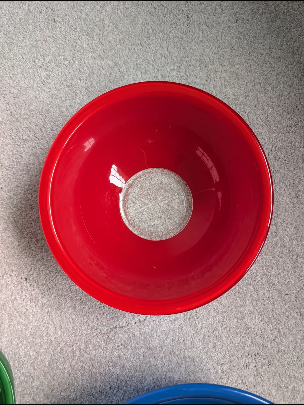 Pyrex Nested Mixing Bowl Set in Blue, Red, Yellow, Green